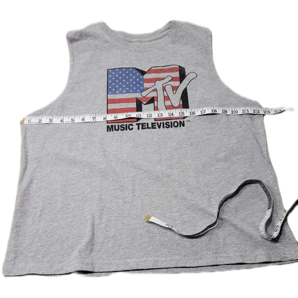 MTV Women's Tank Top Size 2XL Grey - Picture 2 of 5
